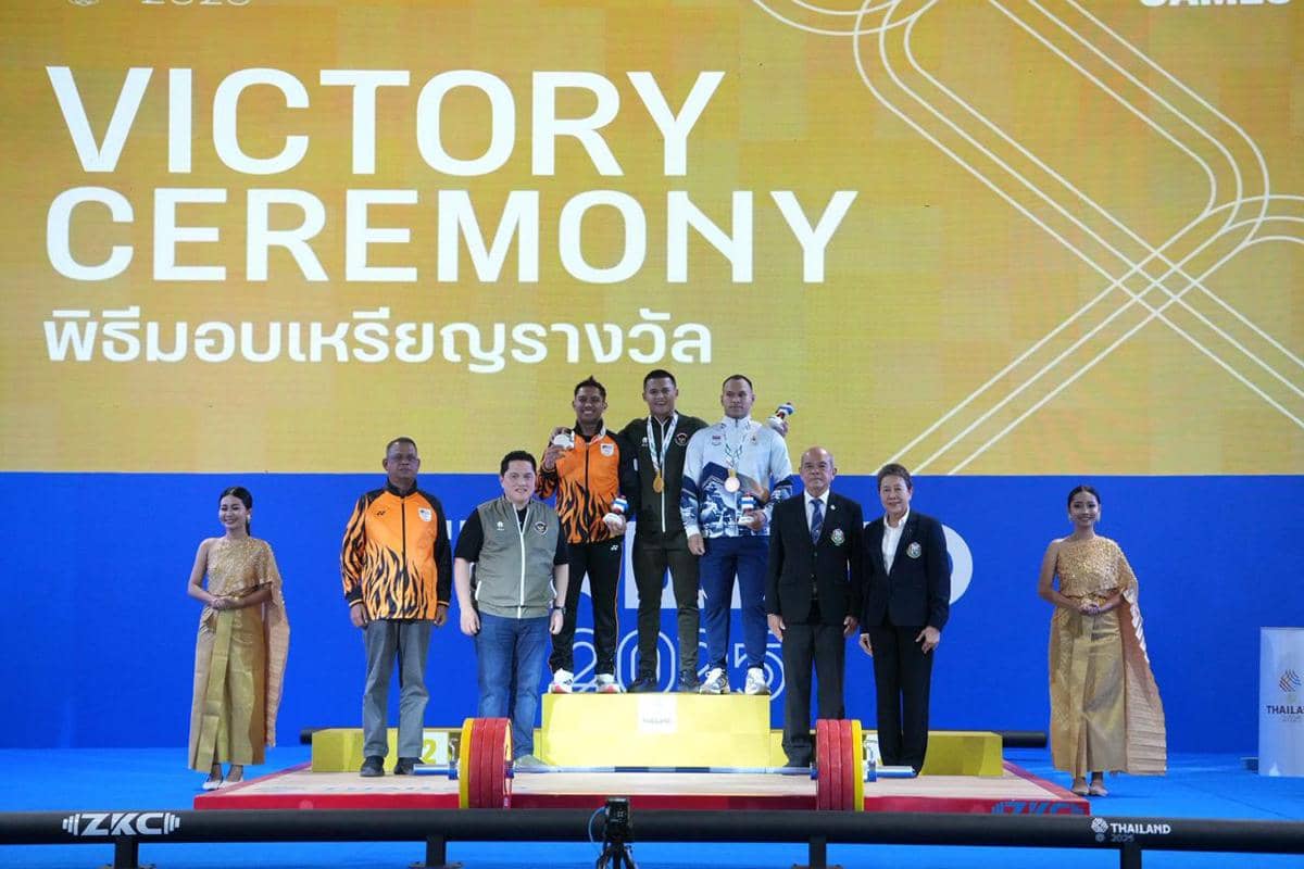 Rizki Juniansyah tampil cemerlang di SEA Games 2025