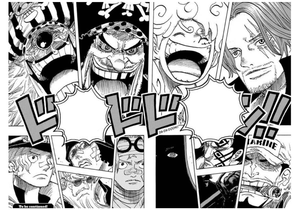 Halaman terakhir One Piece 1121.