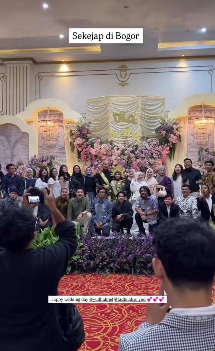 Dekorasi Akad dan Resepsi Nikah Yudha Keling (instagram.com/soniahanifati via yudhakhel)
