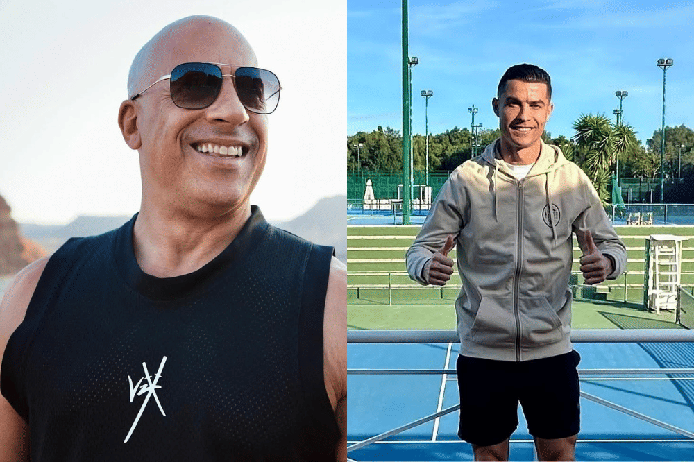 Vin Diesel dan Cristiano Ronaldo
