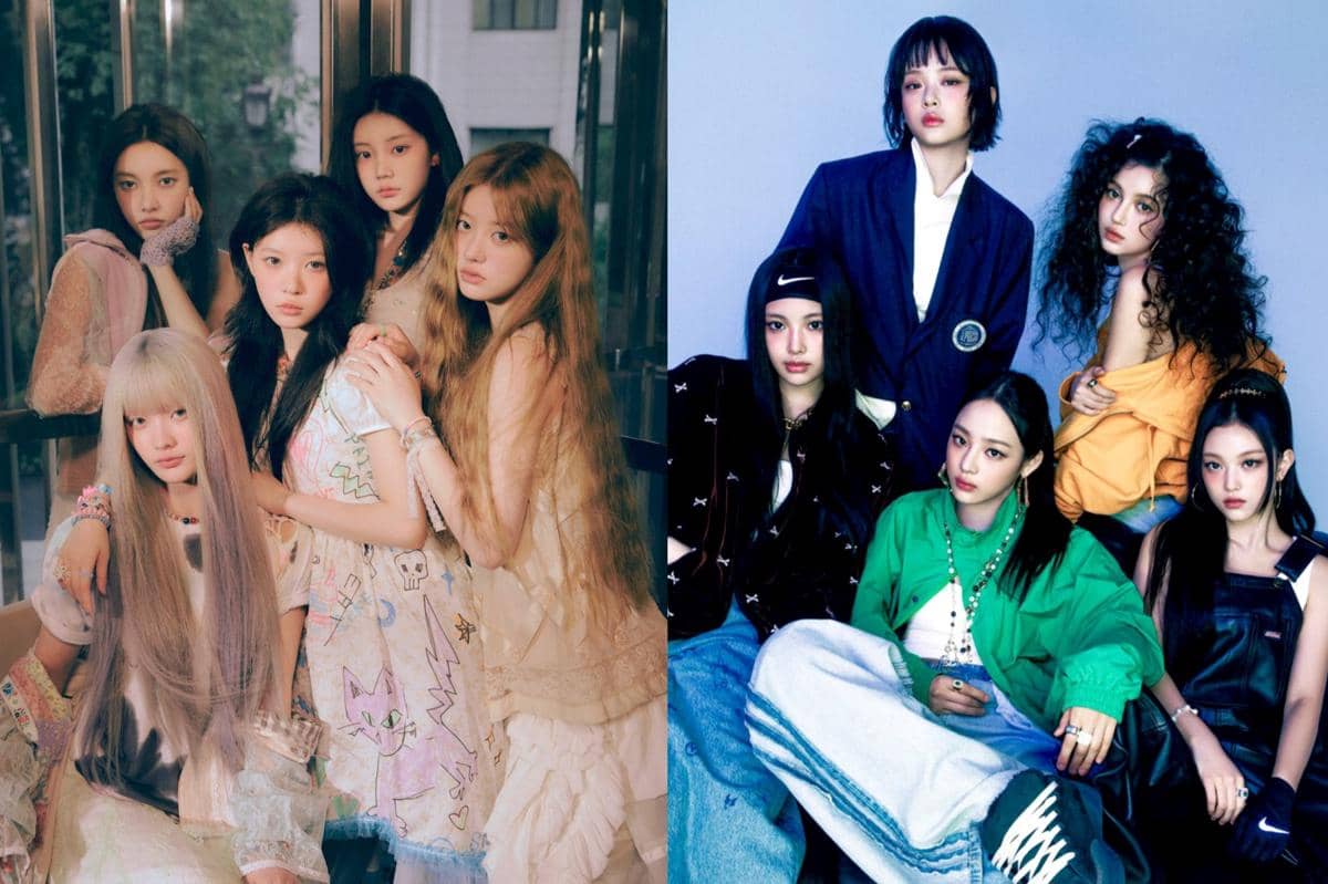 potret ILLIT dan NewJeans
