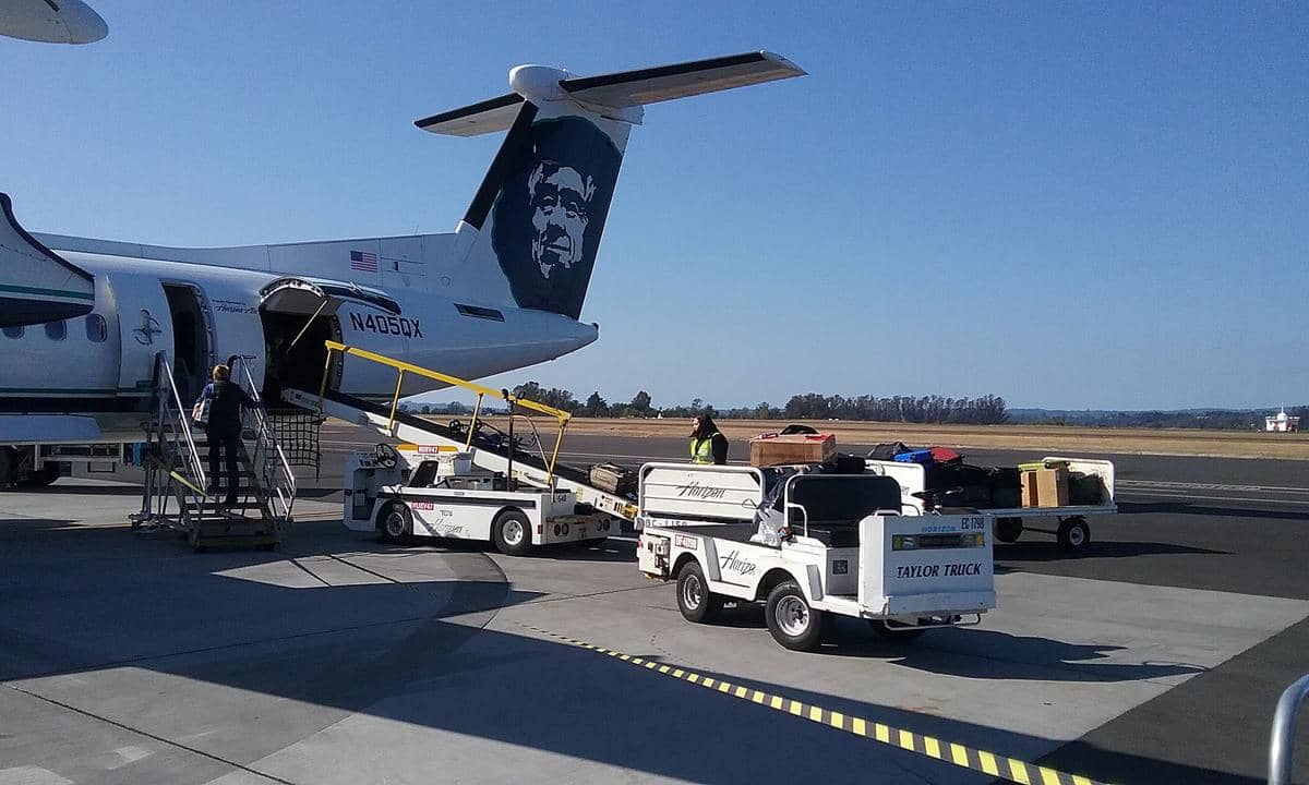 ilustrasi memasukkan koper ke bagasi