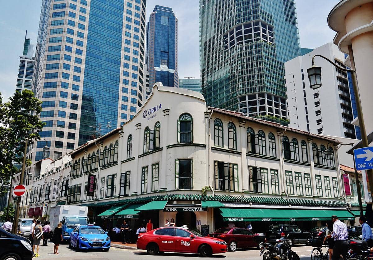 potret Telok Ayer Street