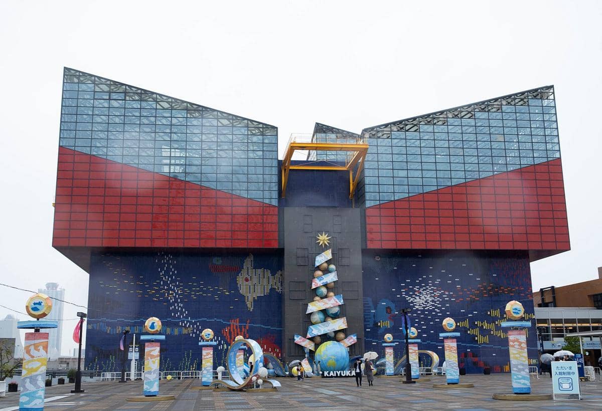 potret Osaka Aquarium Kaiyukan