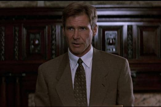 cuplikan adegan yang diperankan Harrison Ford dalam film Patriot Games (1992)