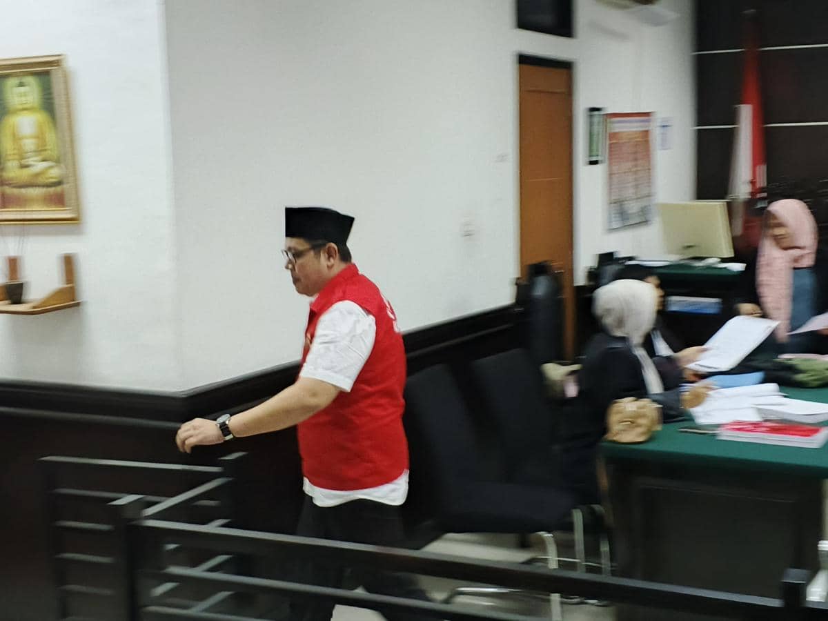 Terdakwa Aditya saat menghadiri persidangan (Dok. Khaerul Anwar)