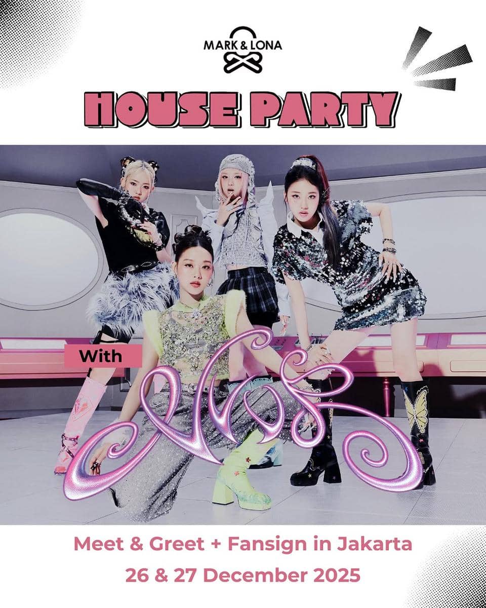 poster meet & greet dan fansign VVUP di Jakarta