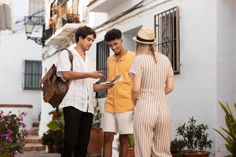 ilustrasi orang mengobrol