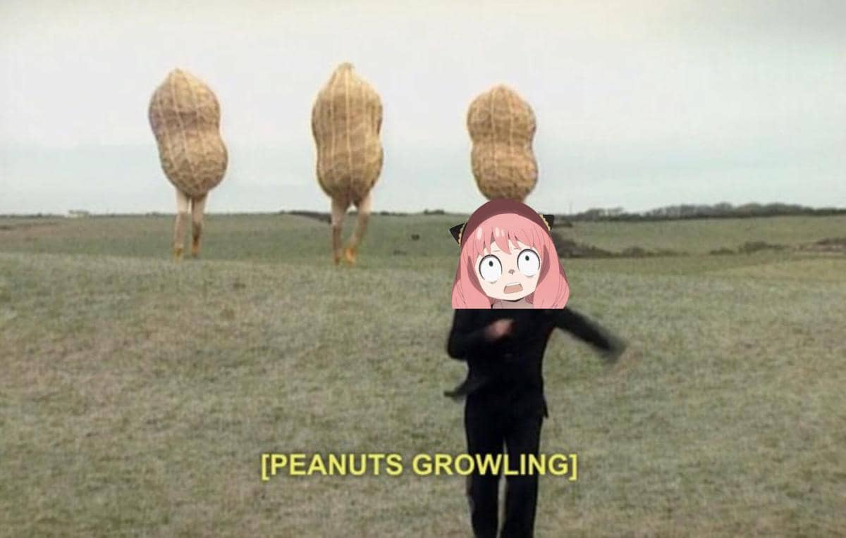 meme anime tentang kacang