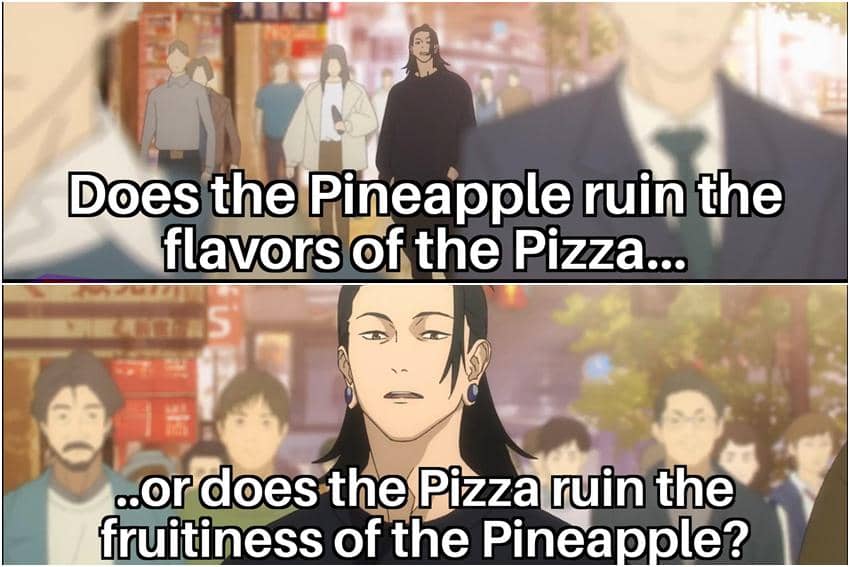 meme anime tentang nanas