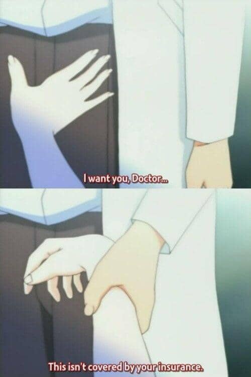 meme anime tentang asuransi