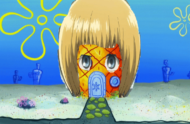 meme anime tentang nanas