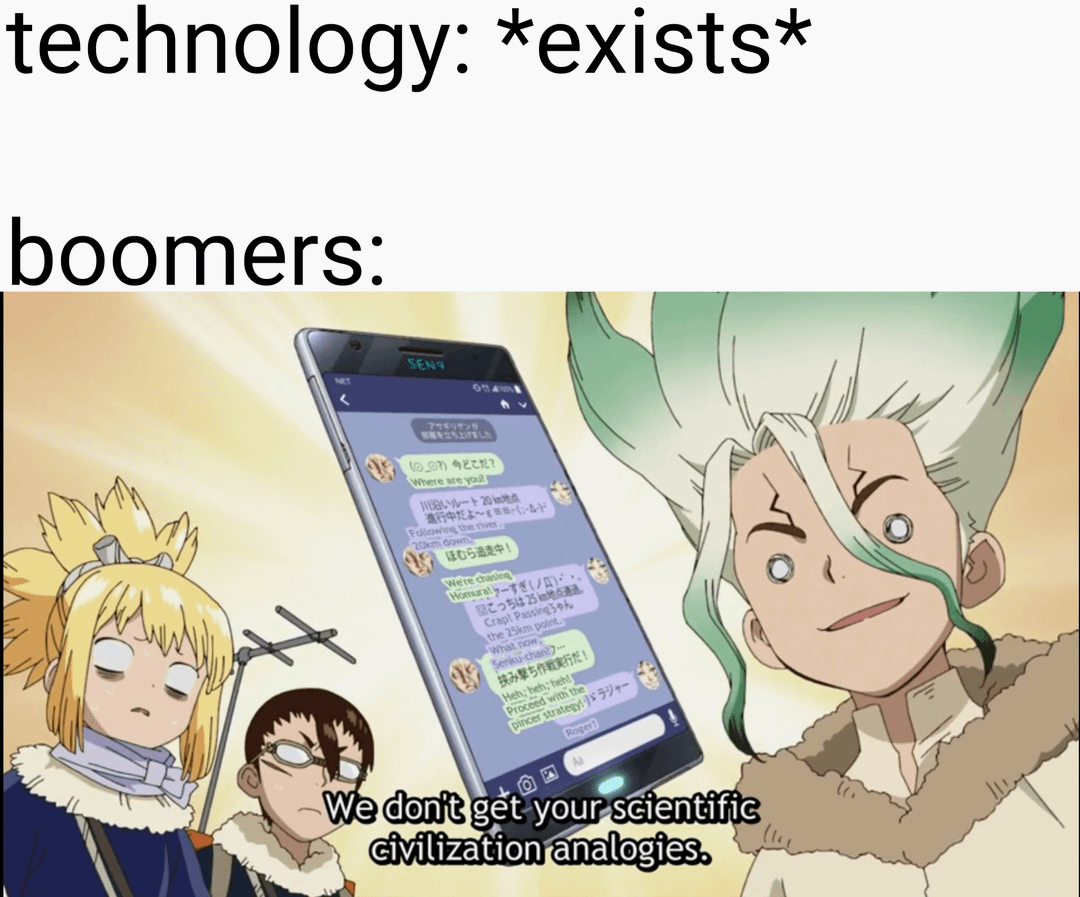 meme anime tentang HP