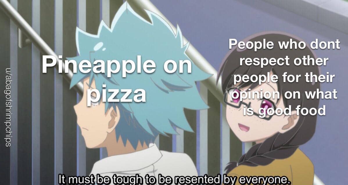 meme anime tentang nanas