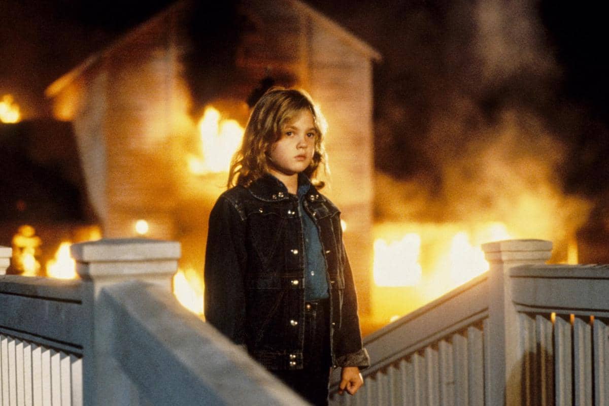 Drew Barrymore dalam film Firestarter