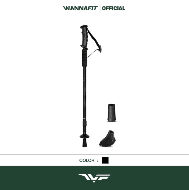 Wannafit Tracking Pole Alumunium Anti Slip