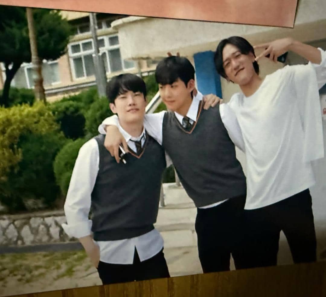 potret Park Min Ho dan kedua temannya