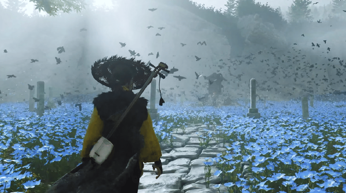 cuplikan gameplay Ghost of Yotei