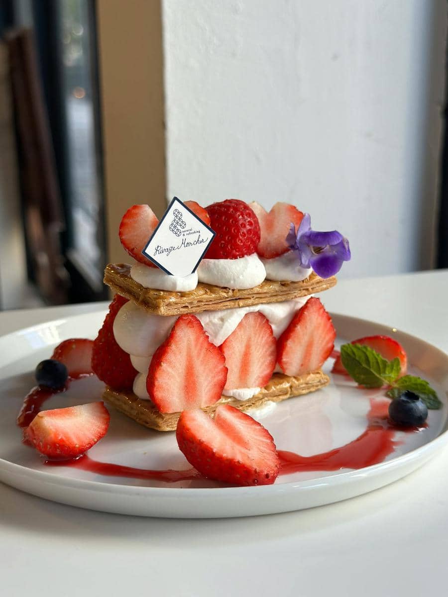 resep strawberry mille feuille