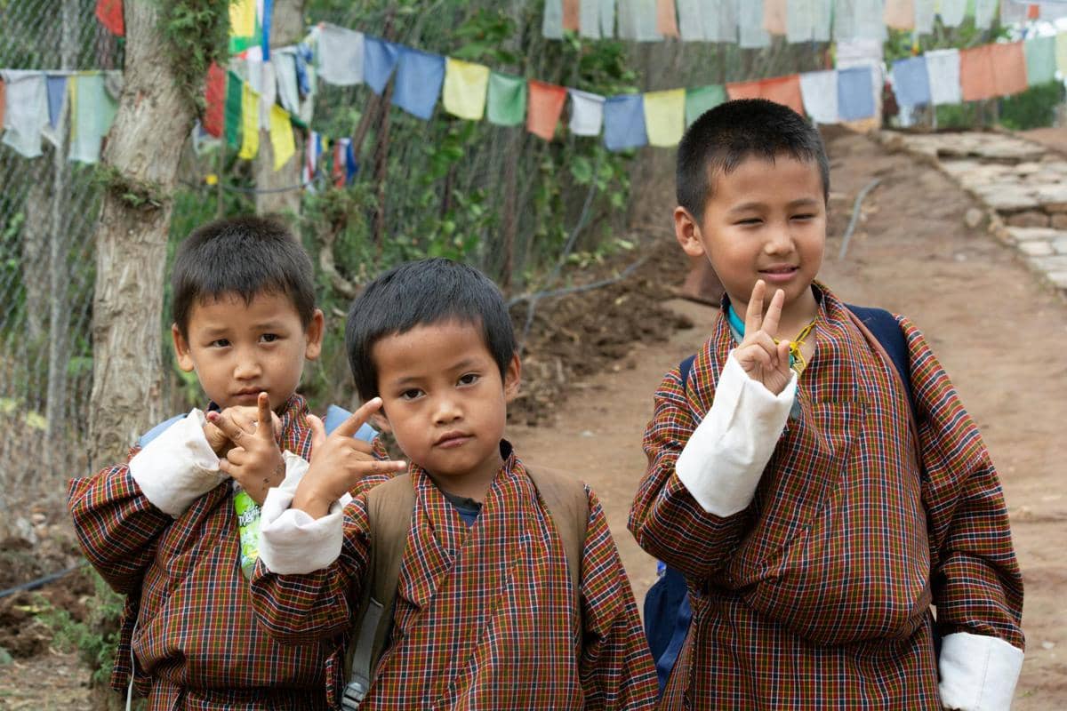 ilustrasi anak-anak Bhutan