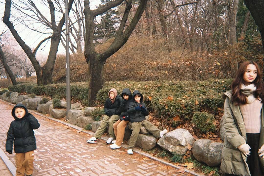 Keluarga Zaskia Adya Mecca liburan ke Korea Selatan