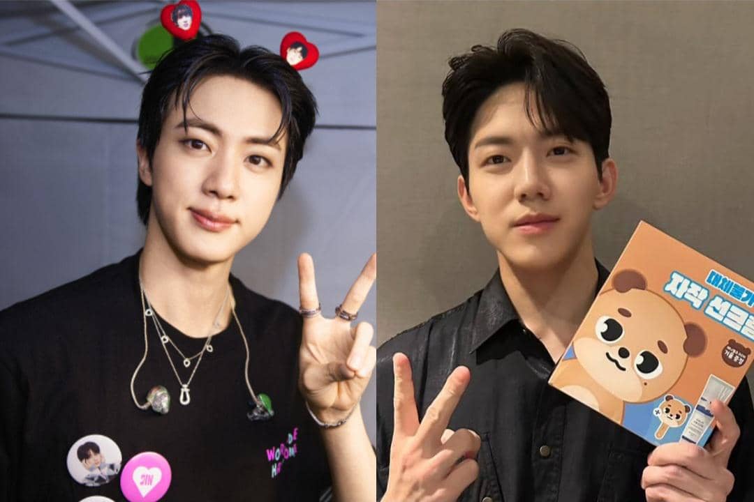 Jin BTS dan Dowoon BTS