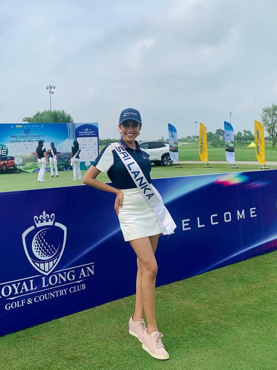 potret Kalani Athukorala, Miss Cosmo Sri Lanka 2025