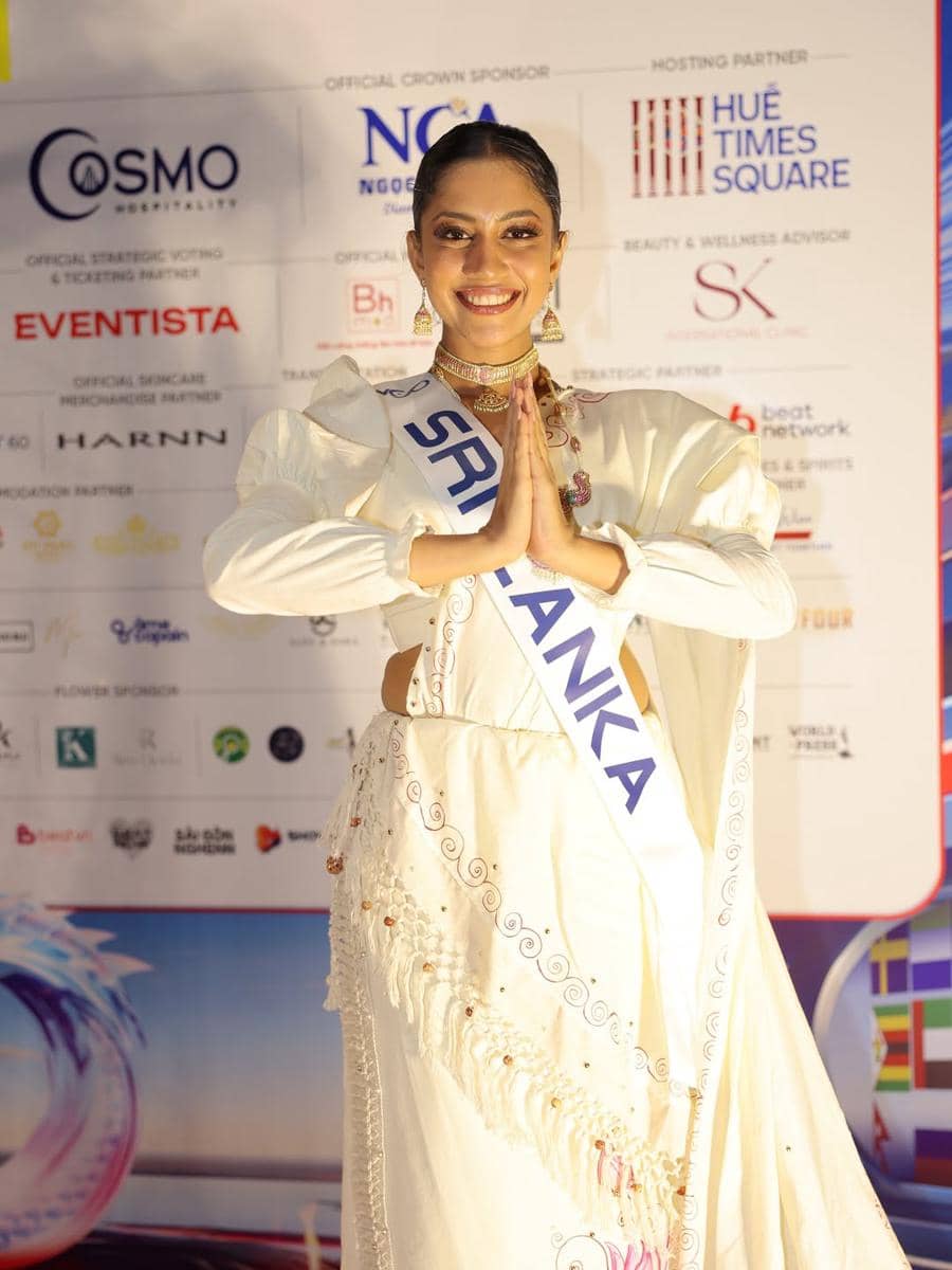 potret Kalani Athukorala, Miss Cosmo Sri Lanka 2025