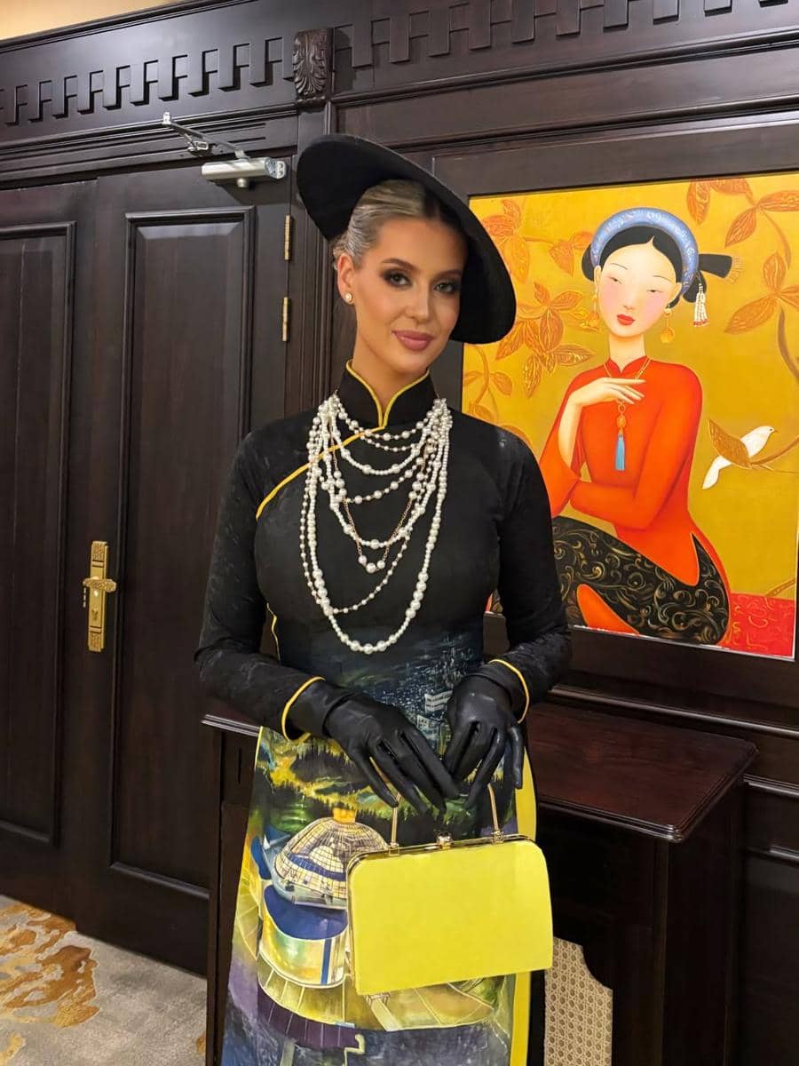 potret Kristin Jonasdottir, Miss Cosmo Islandia 2025