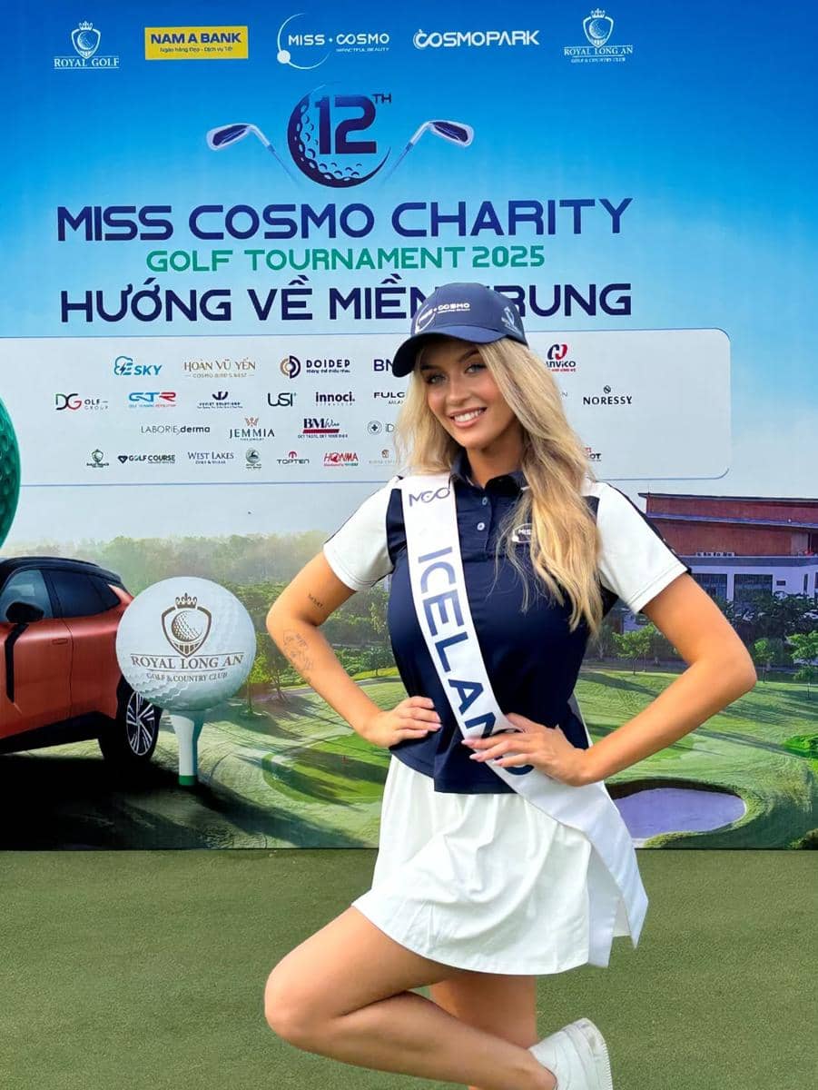potret Kristin Jonasdottir, Miss Cosmo Islandia 2025