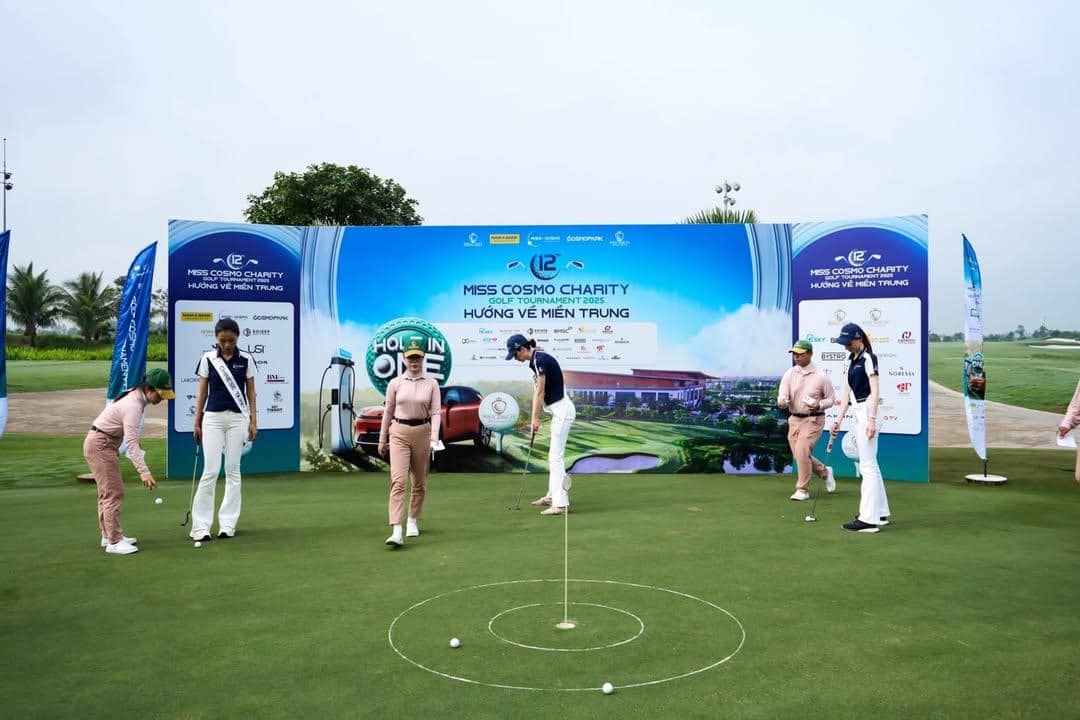 potret finalis Miss Cosmo 2025 di Charity Golf Tournament
