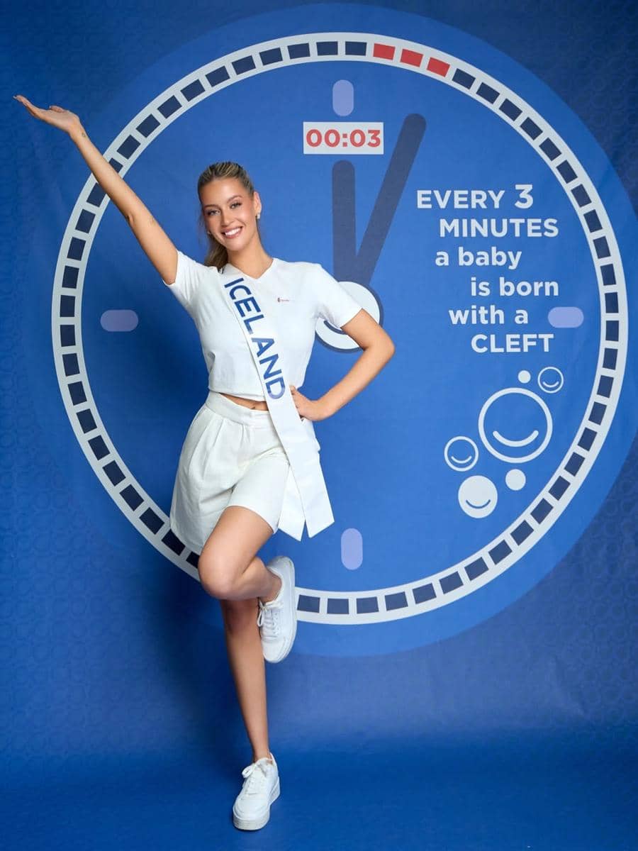 potret Kristin Jonasdottir, Miss Cosmo Islandia 2025