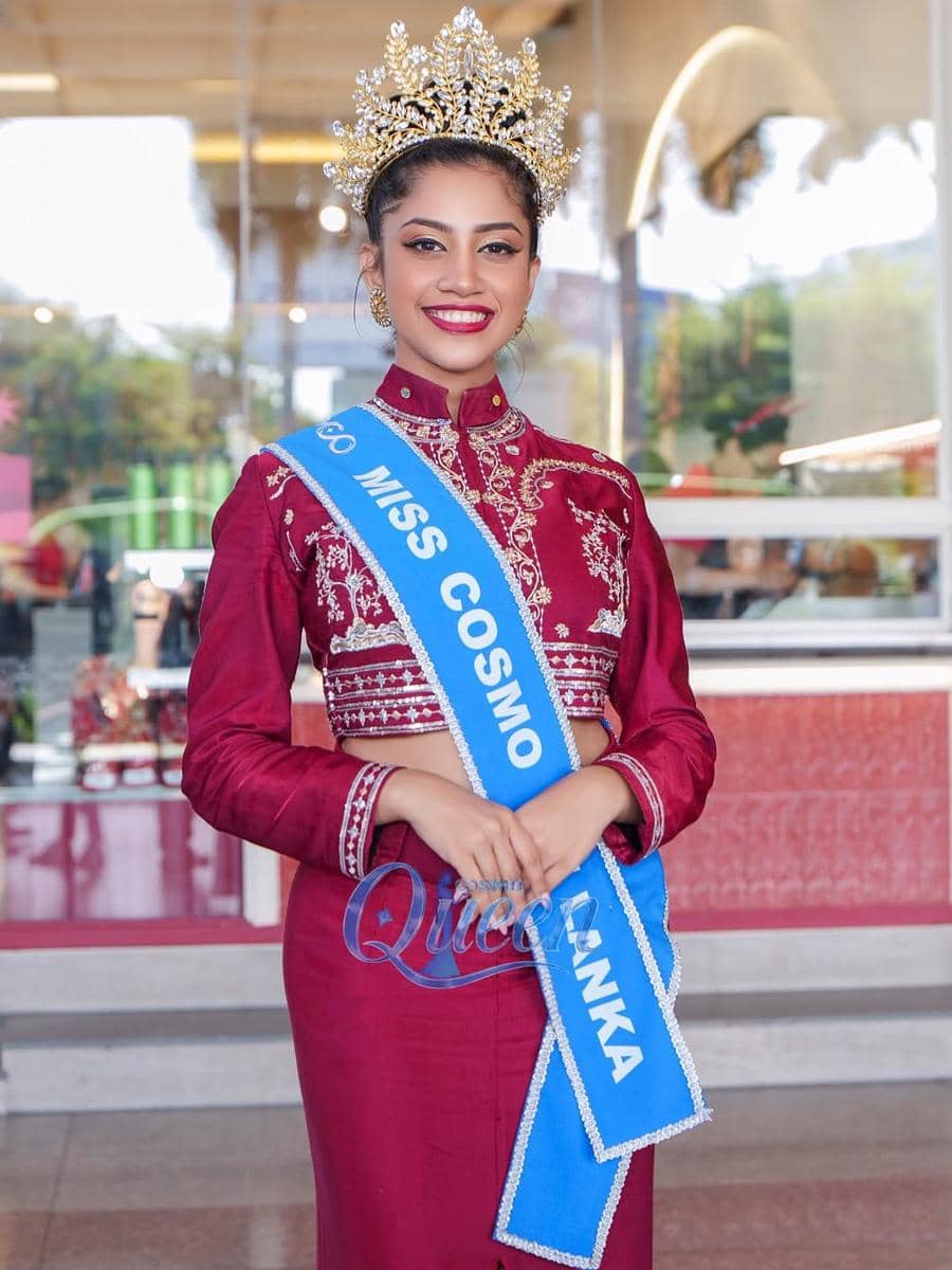 potret Kalani Athukorala, Miss Cosmo Sri Lanka 2025