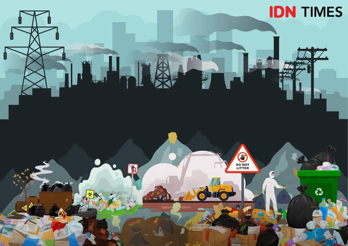Ilustrasi Pembangkit Listrik Tenaga Sampah (PLTSa). (IDN Times/Dhana Kencana)