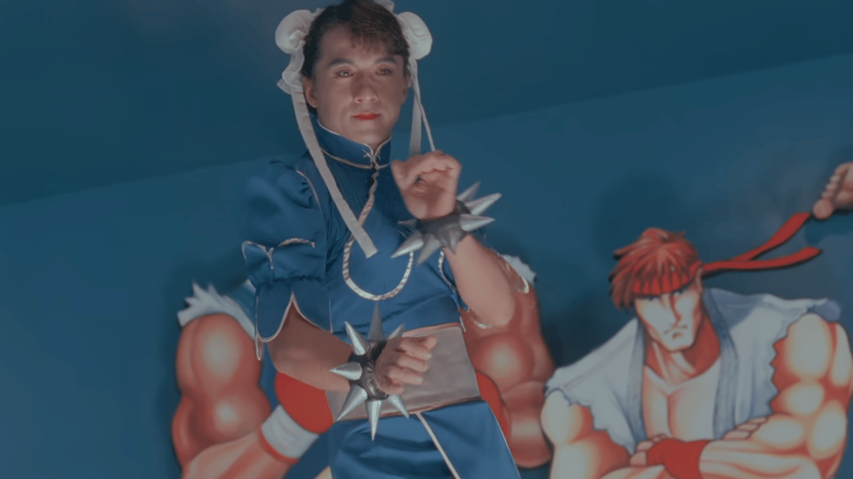 Jackie Chan Chun-Li. (Dok. Golden Harvest/City Hunter 1993)