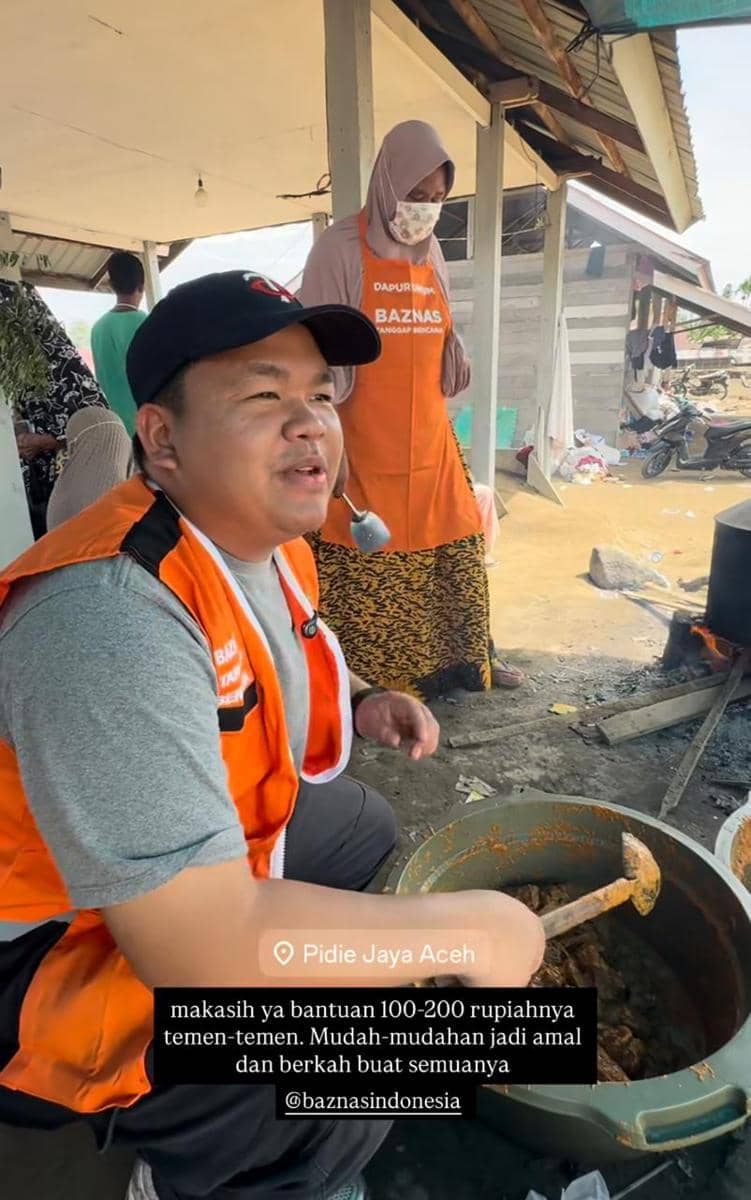 artis bantu korban banjir di sumatera