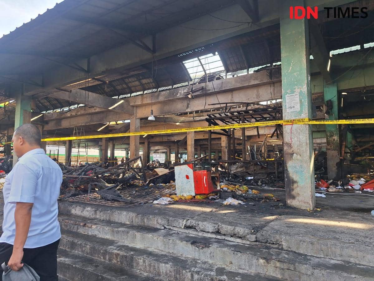 Pramono: Kerugian Kebakaran Pasar Induk Kramat Jati Ditaksir Rp10 M