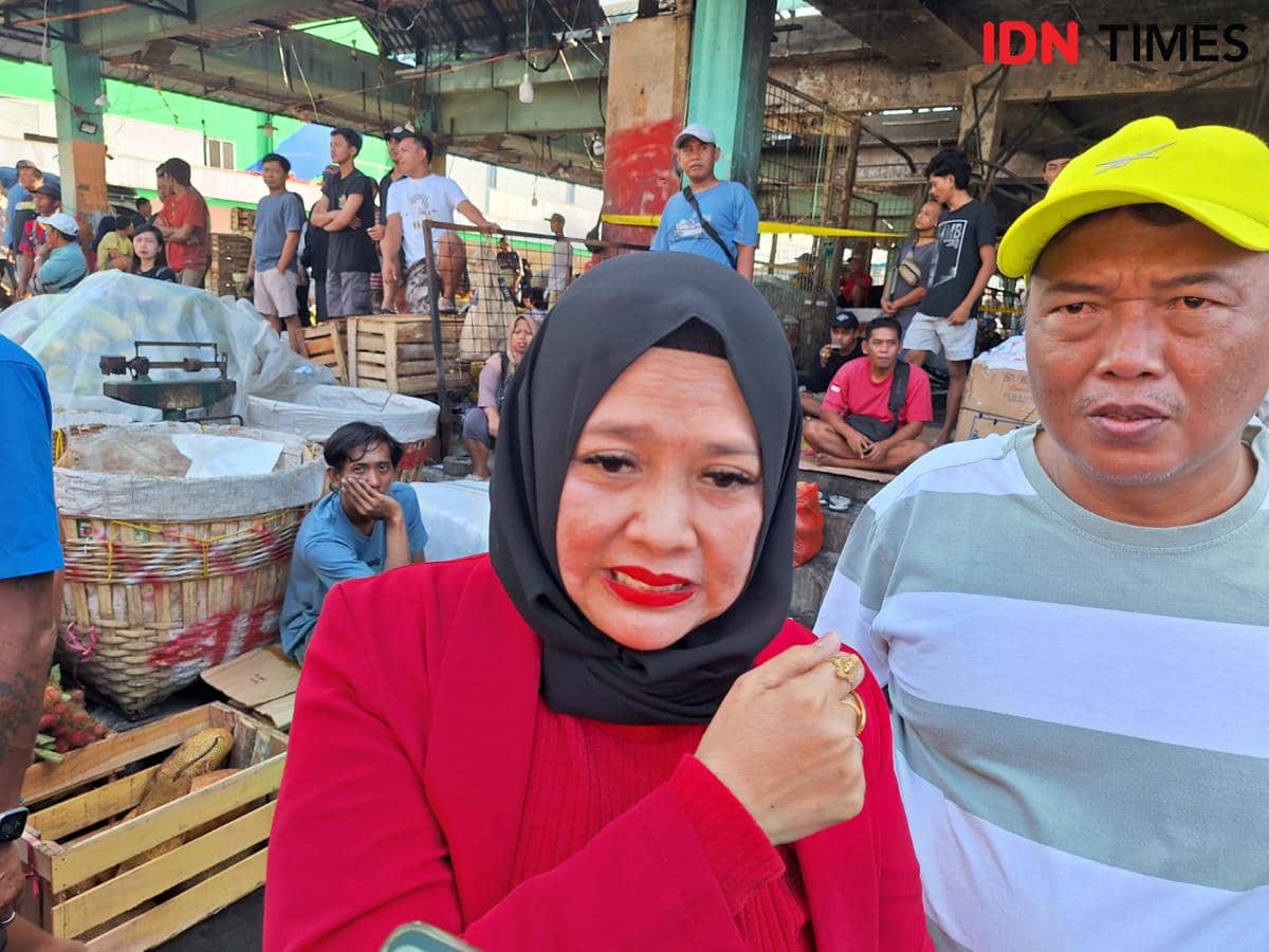 Gubernur DKI Jakarta Pramono Anung meninjau Pasar Induk Kramatjati