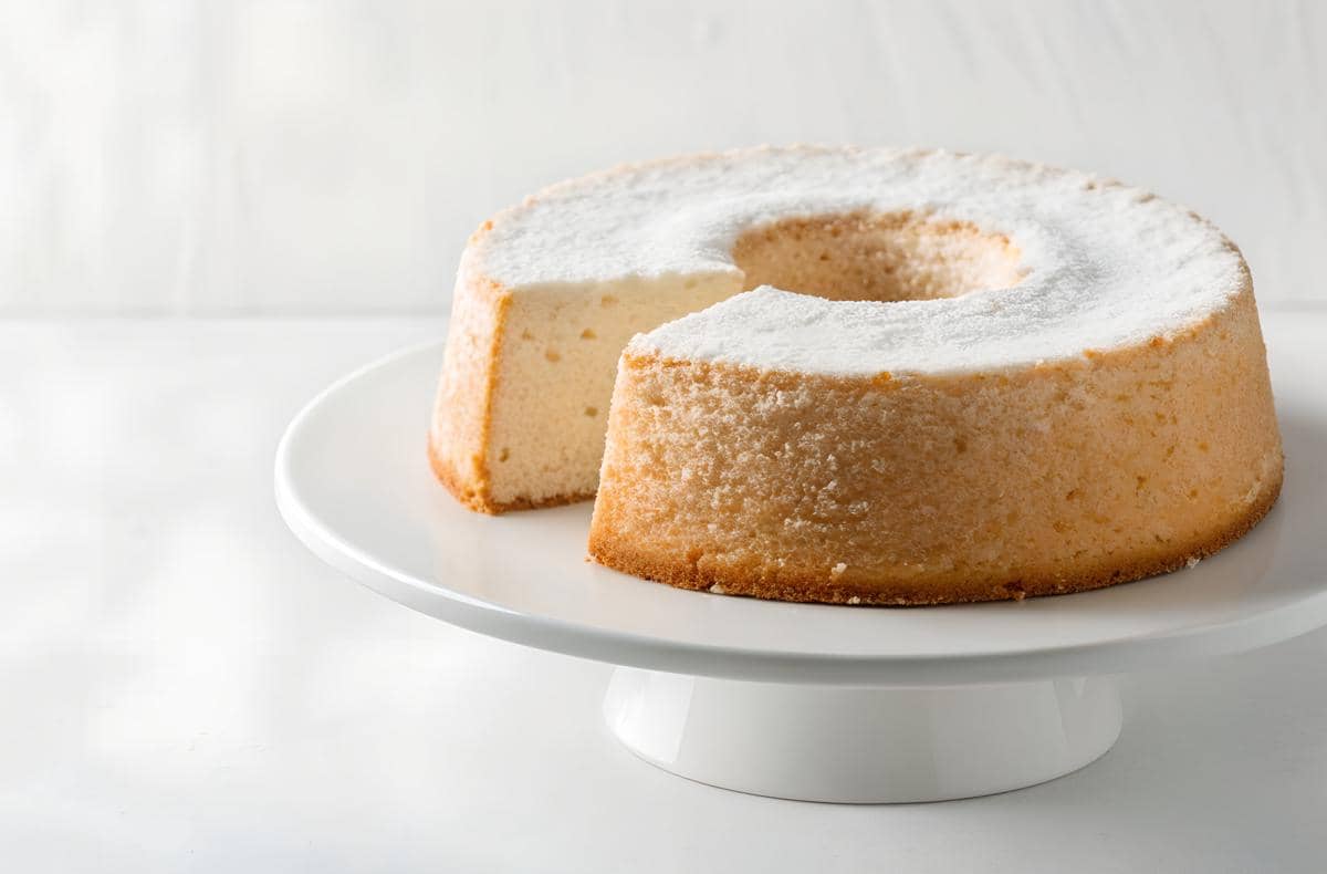 Yogurt sponge cake