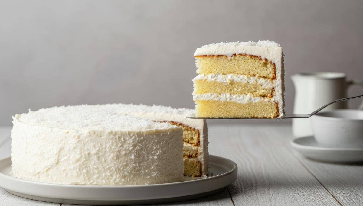Vanilla coconut cake