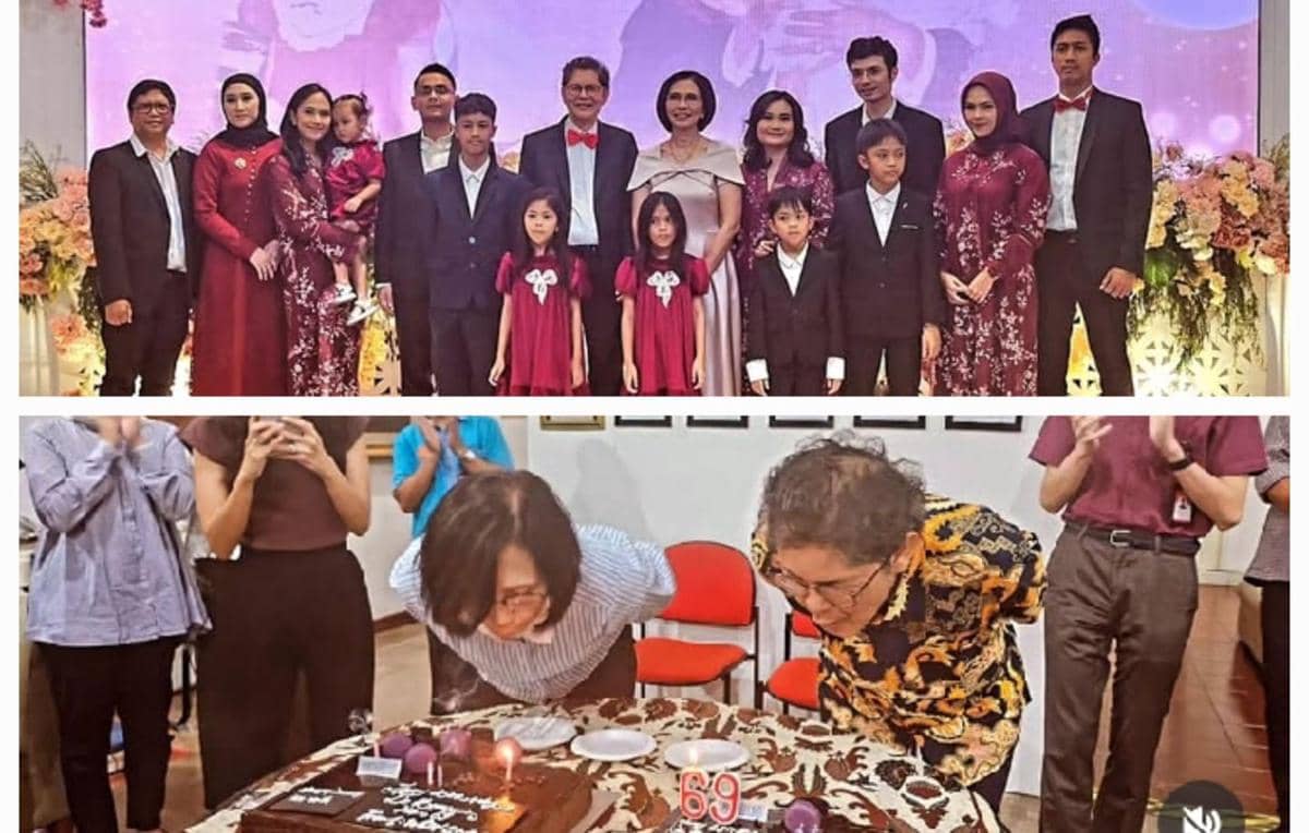 dr. Boyke rayakan 40 tahun pernikahan dan ultah ke-69