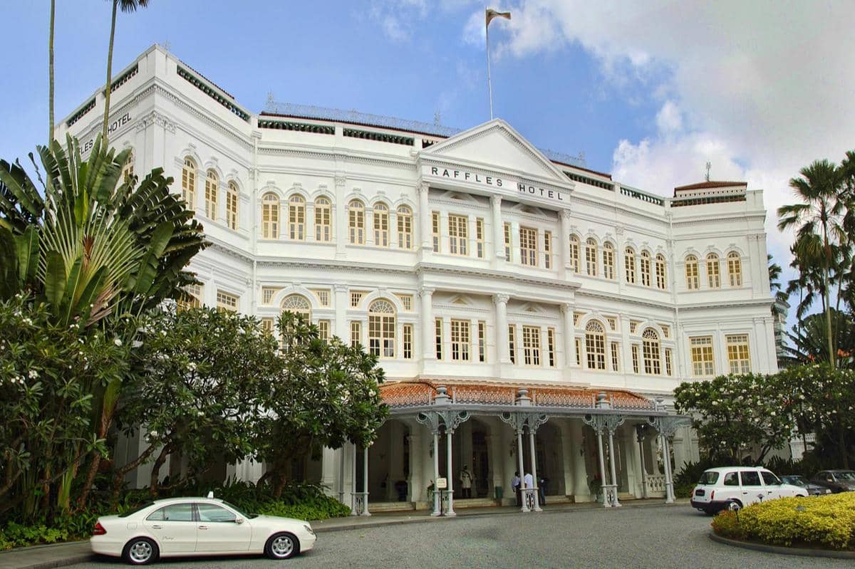 ilustrasi Raffles Hotel 