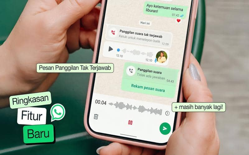 ilustrasi ringkasan fitur baru WhatsApp 2025