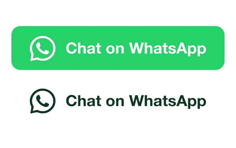 ilustrasi tombol chat di WhatsApp