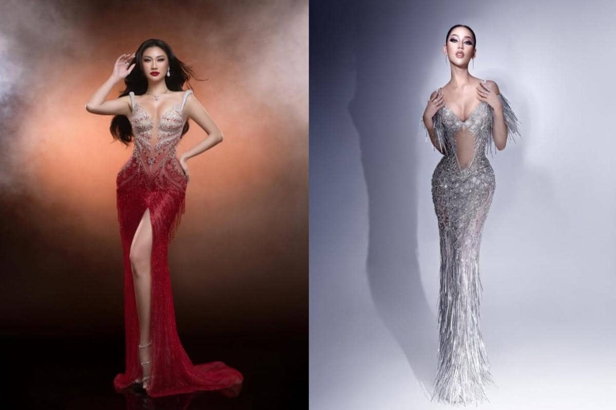 Potret evening gown perwakilan asia tenggara