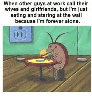 meme kartun tentang makan siang