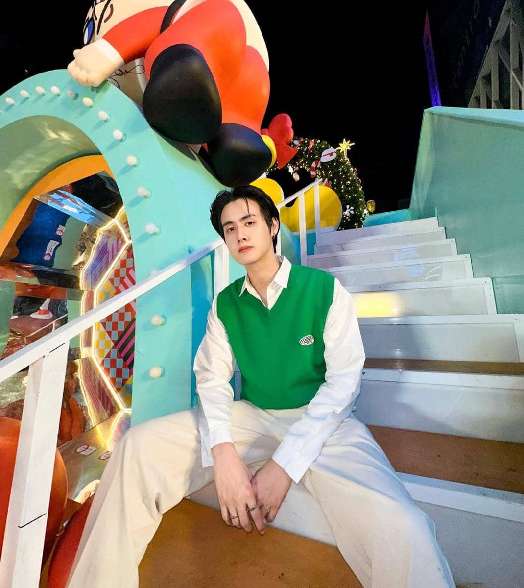 OOTD Natal Kekinian ala Bank Toranin