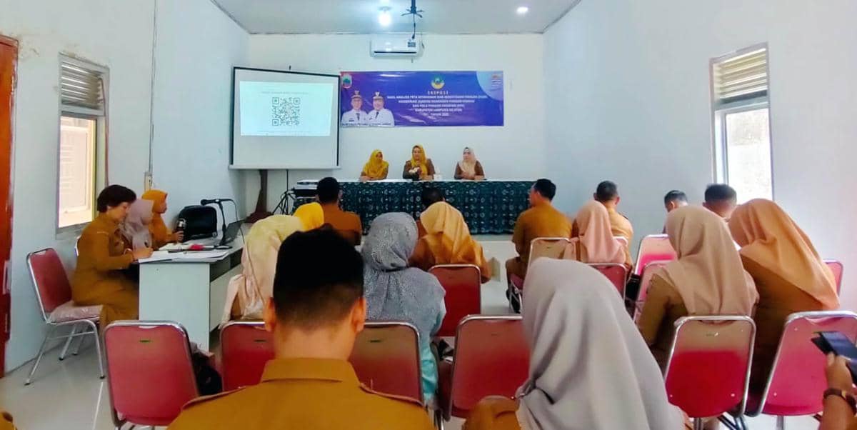 Pemkab Lampung Selatan memetakan kondisi ketahanan dan kerentanan pangan hingga tingkat desa melalui Ekspose Hasil Analisis Peta Ketahanan dan Kerentanan Pangan atau Food Security and Vulnerability Atlas (FSVA) Tahun 2025