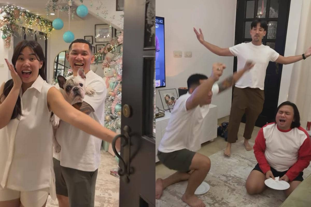 perayaan Natal Marlene Hariman (instagram.com/keanuagl)