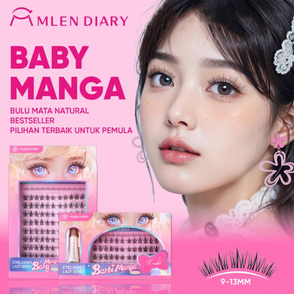 Mlen Diary Baby Comic False Eyelashes 